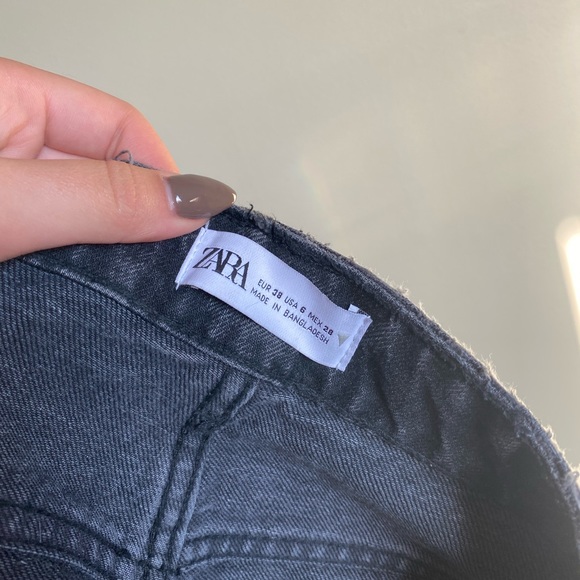 ZARA Straight leg black jeans - Picture 4 of 6